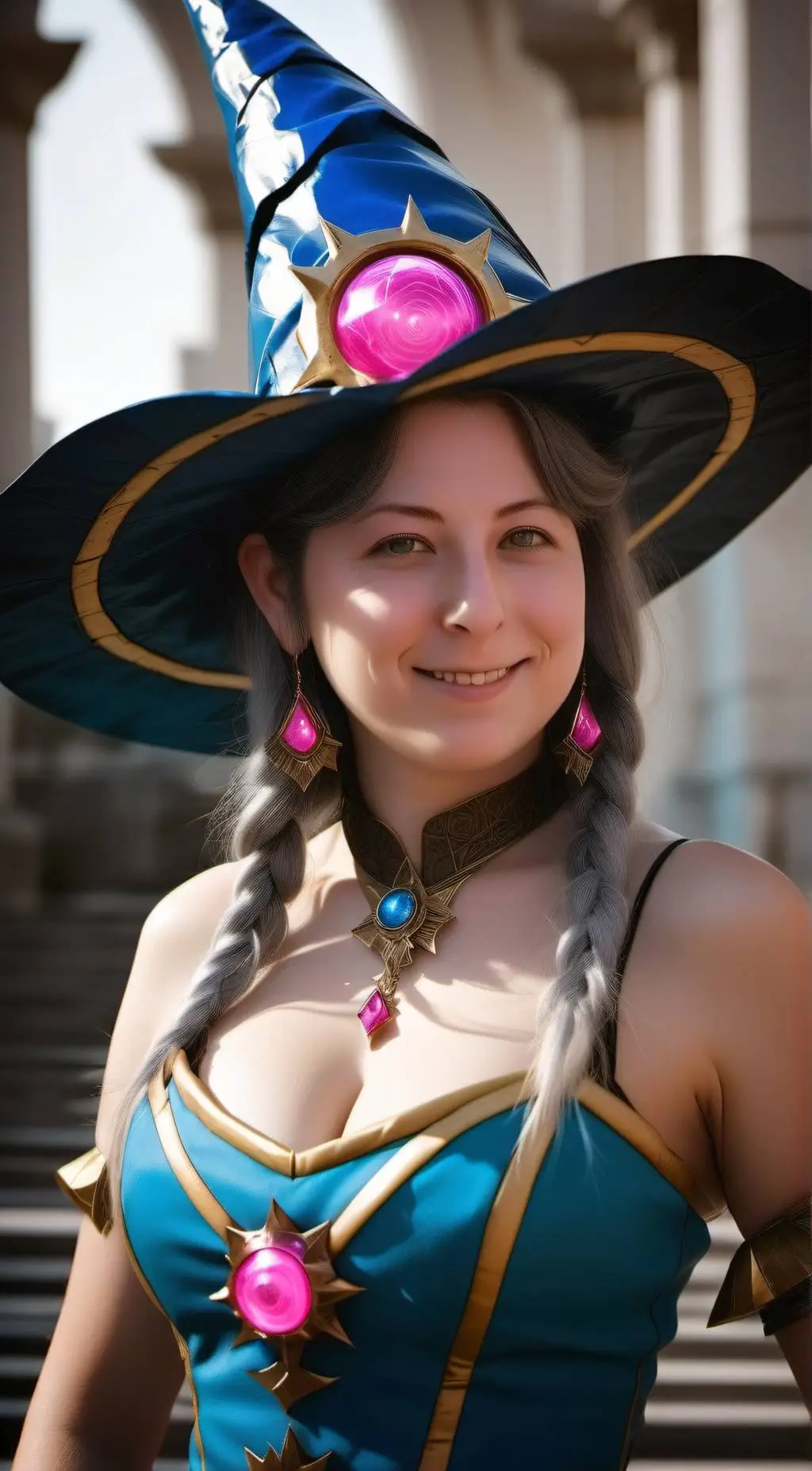 ai character: Dark Magician Girl background