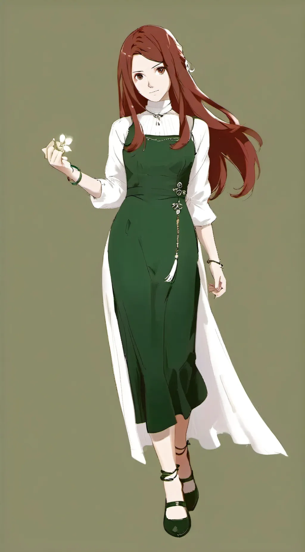 ai character: kushina Uzumaki  background