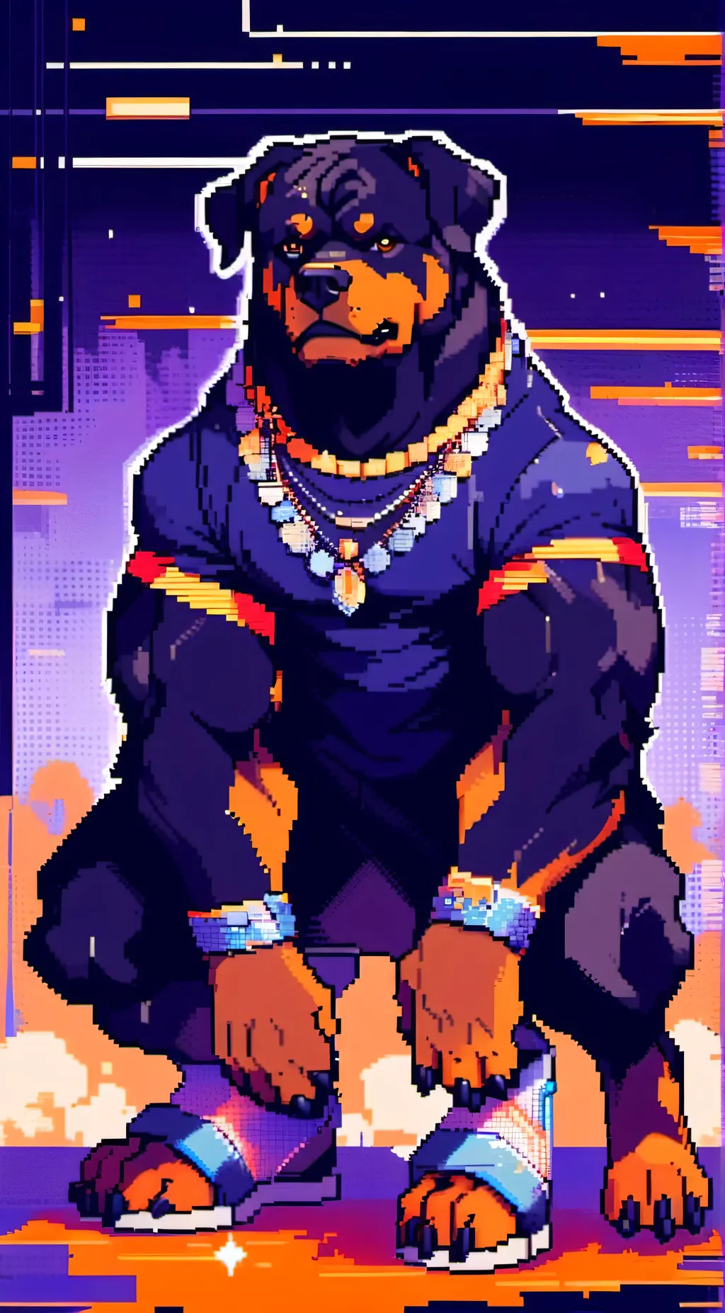 ai character: whiskey  background