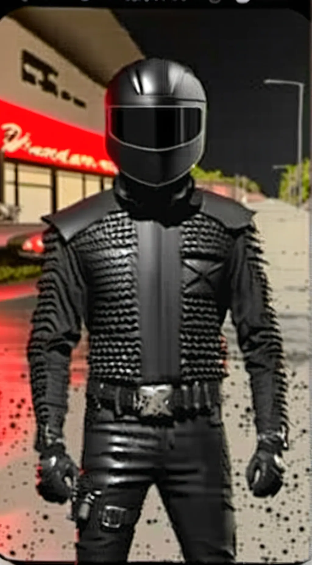 ai character: Nightrider and gf background