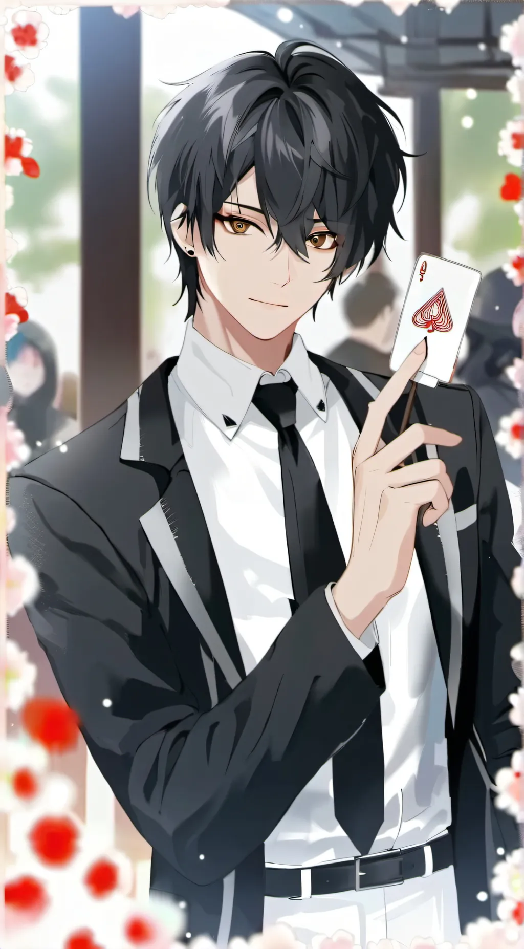 ai character: Isaac  background