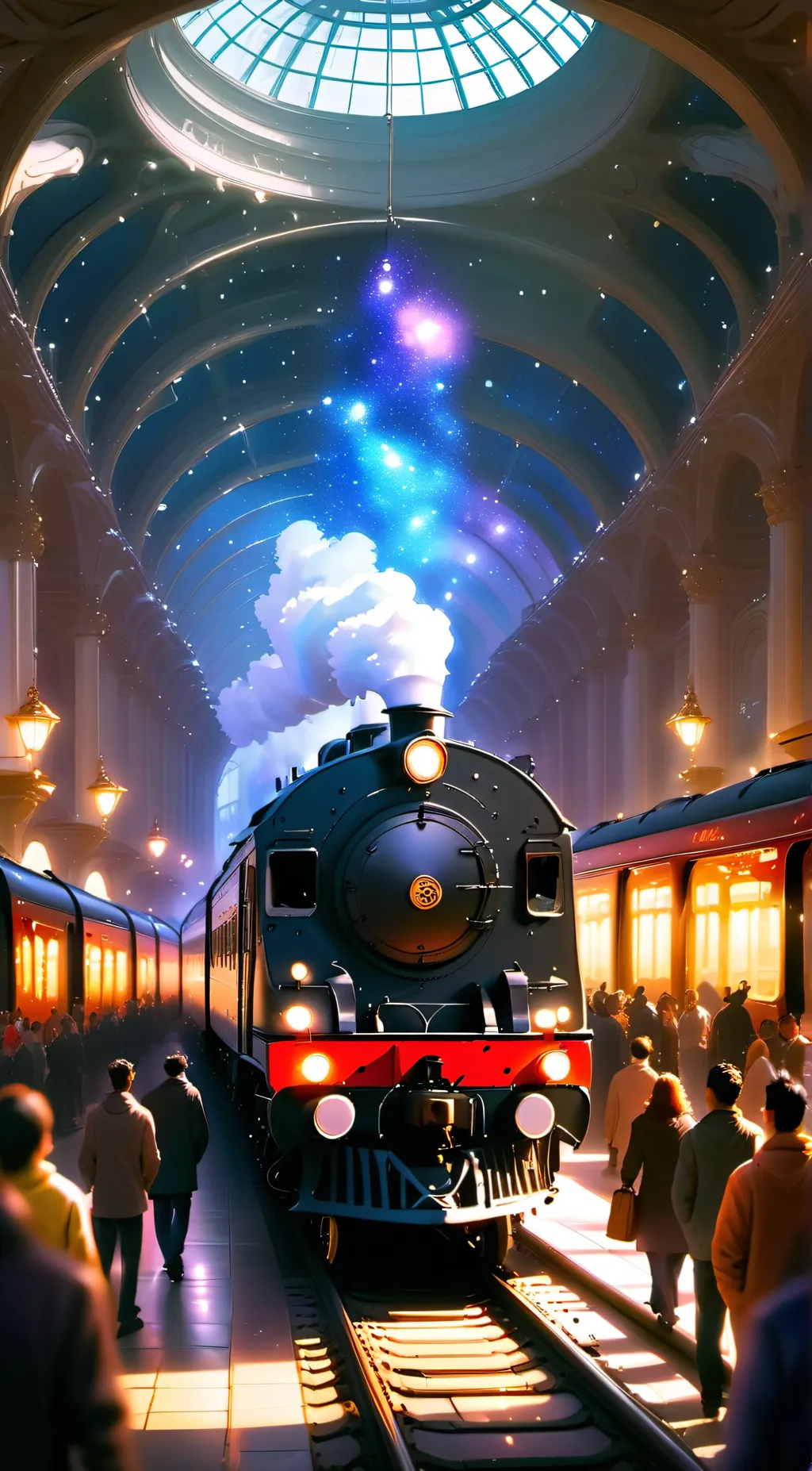 ai character: Aurora background