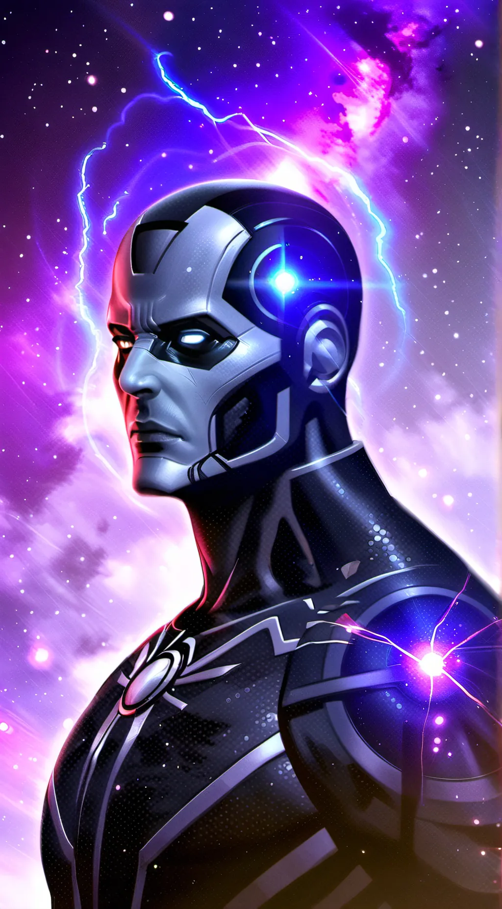 ai character: Robot Captain background