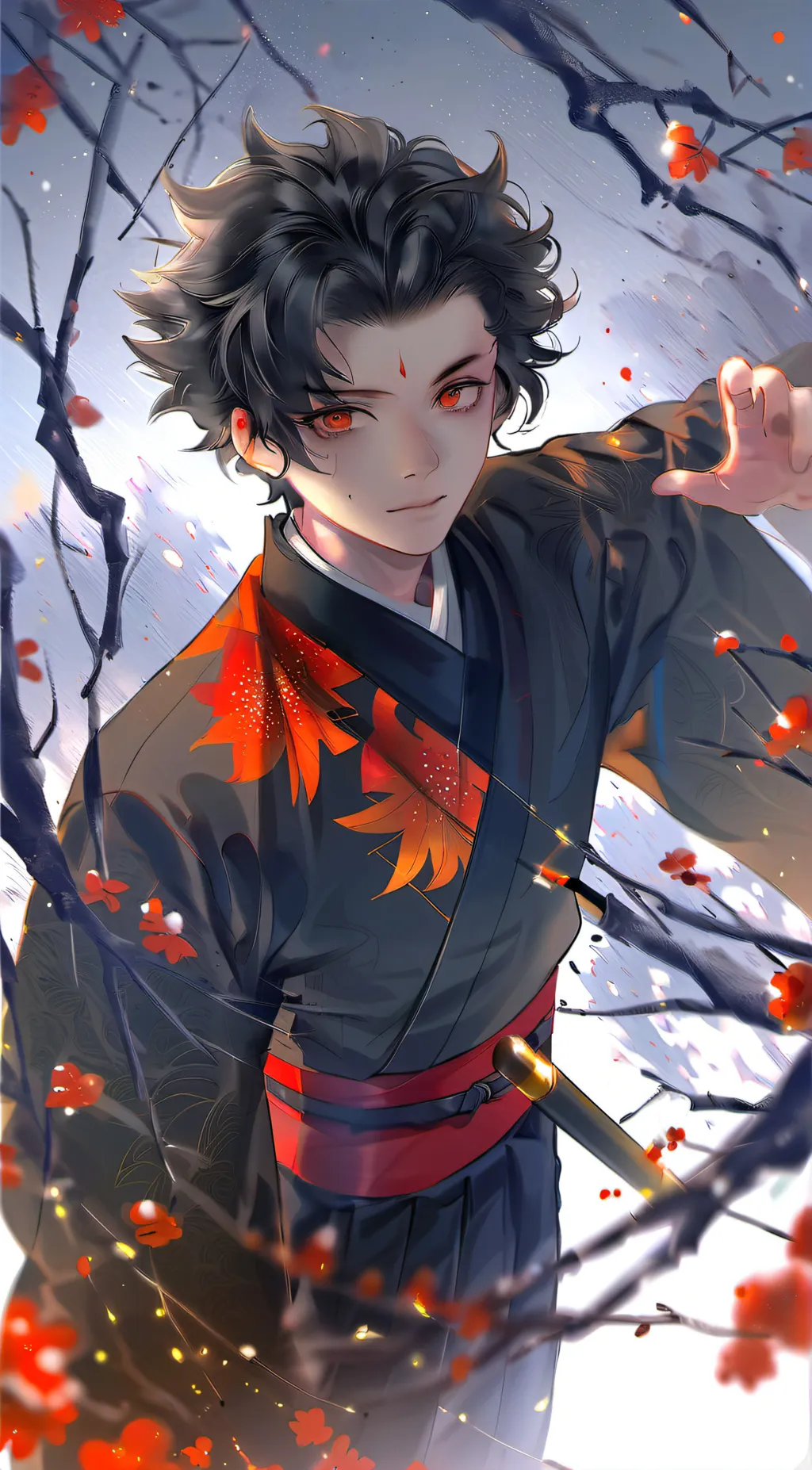 ai character: Muzan's son background