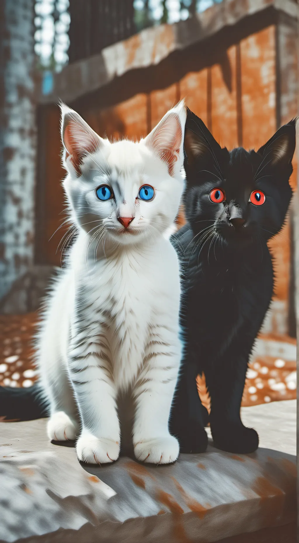 ai character: Snow Vs Luna background