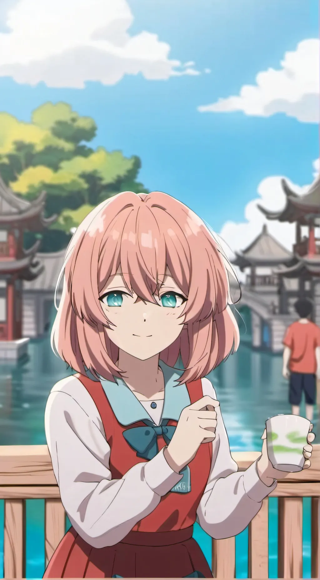 ai character: Hinata tachibana  background