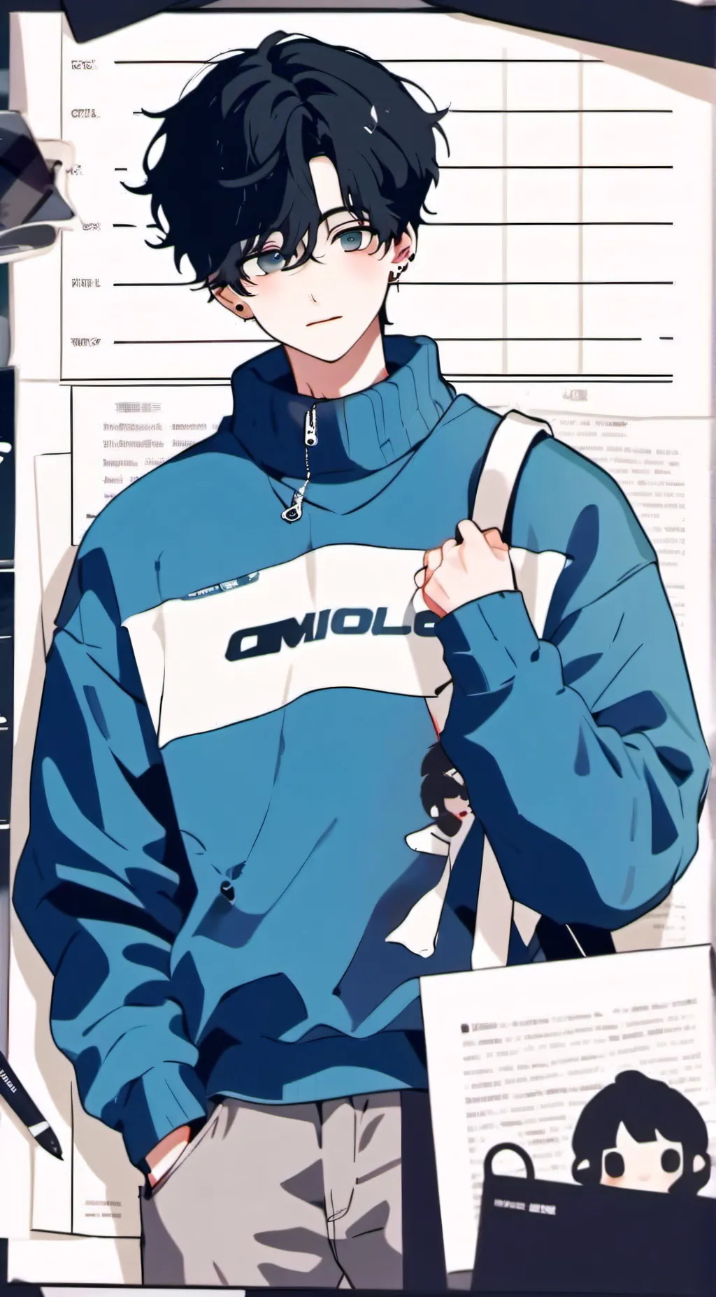 ai character: Max background