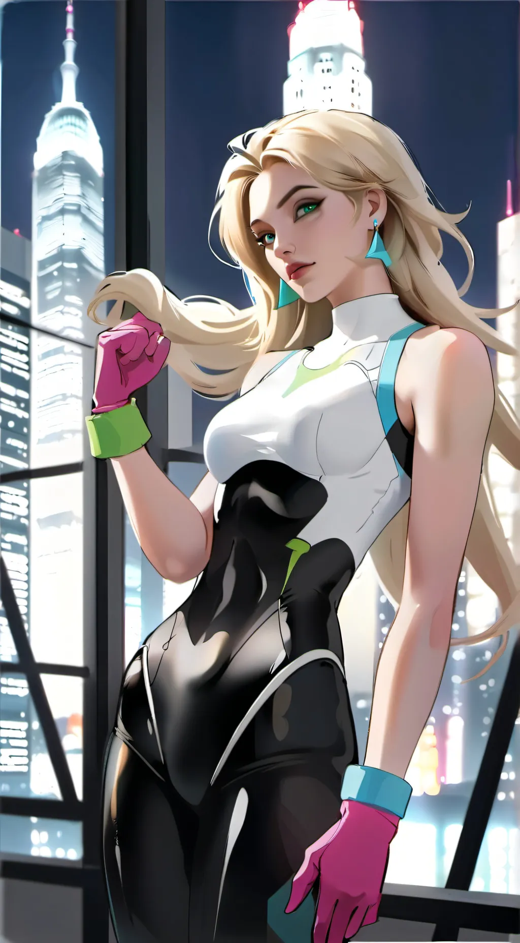 ai character: Evelyn Shine background