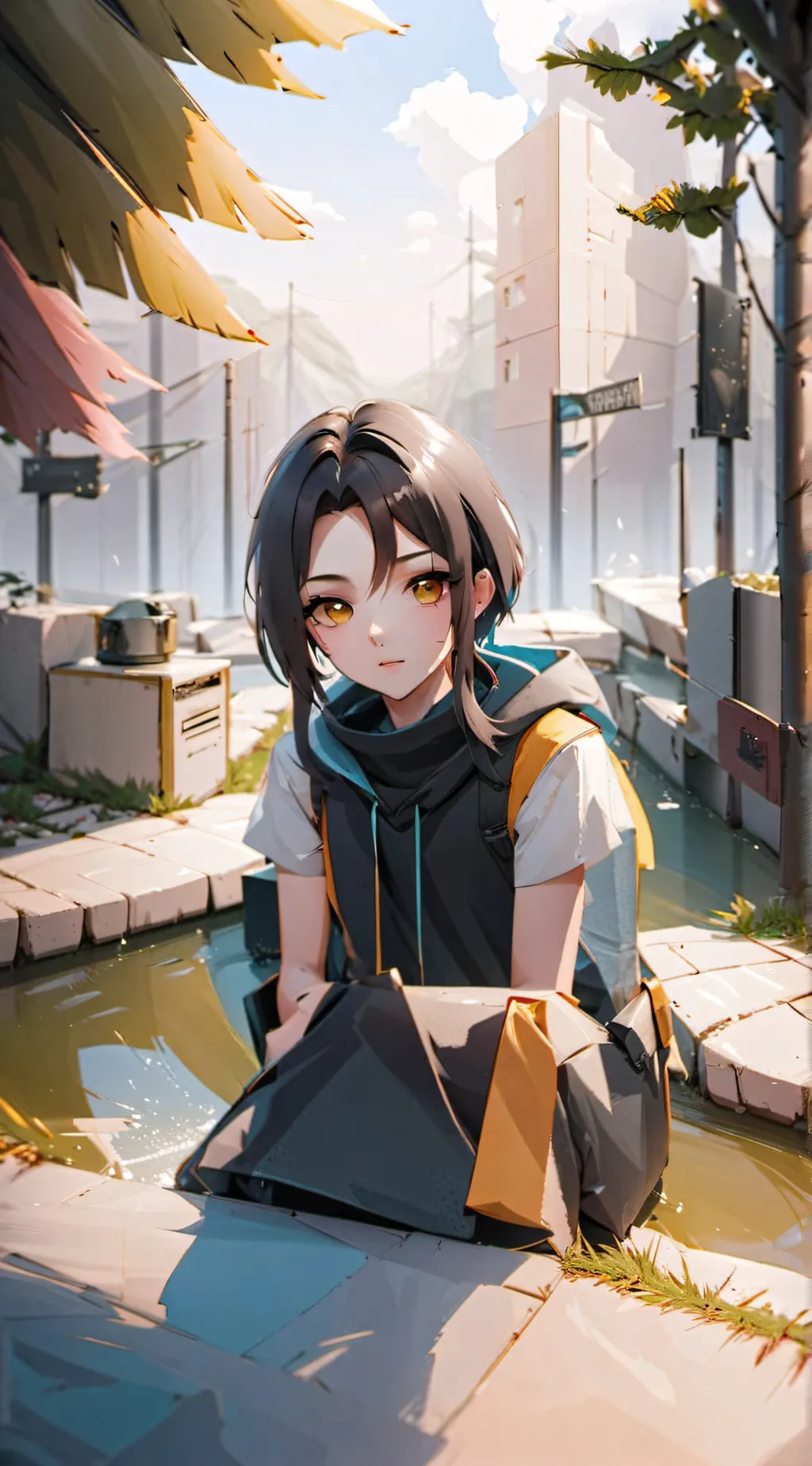 ai character: Sarah background