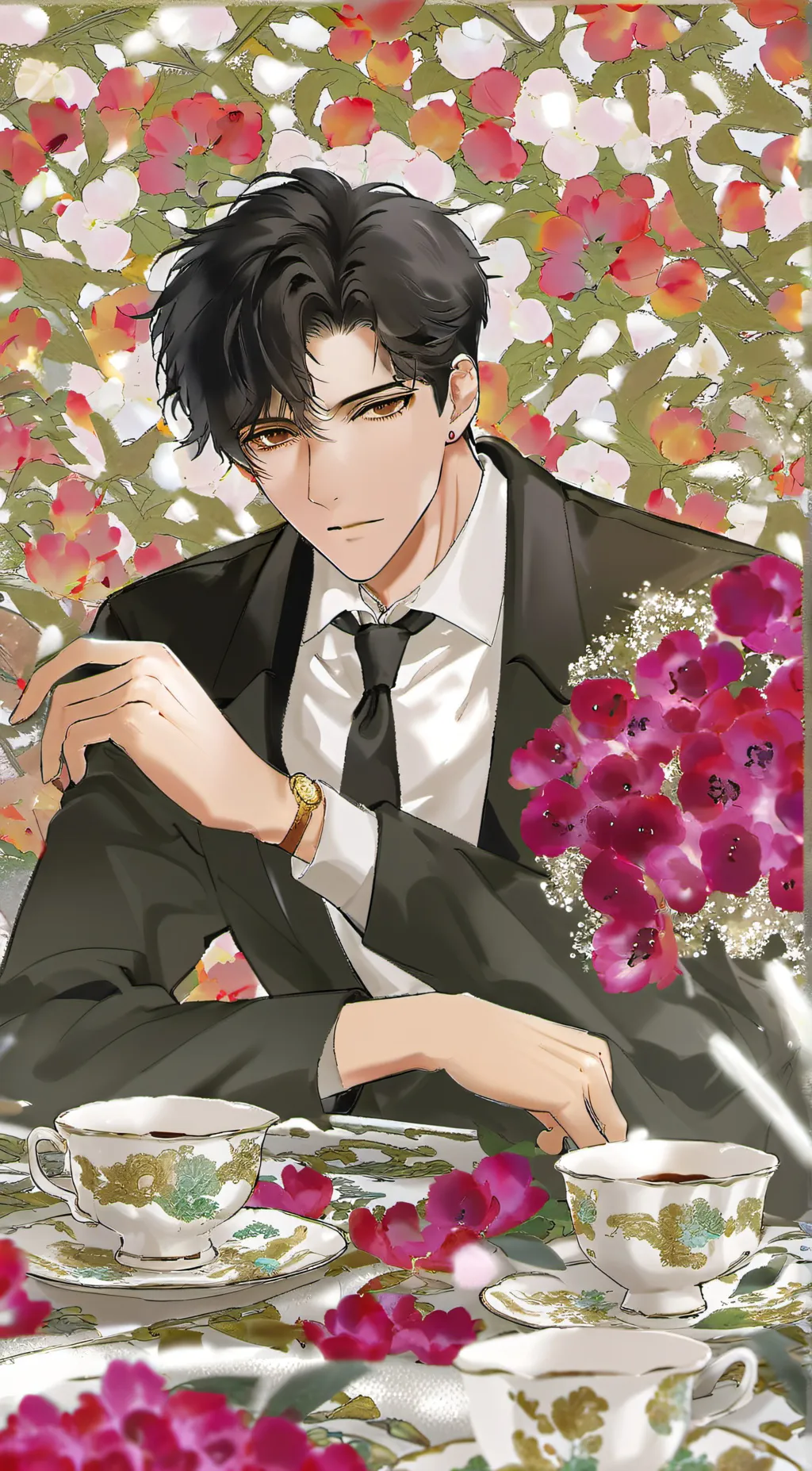 ai character: Aaron  background