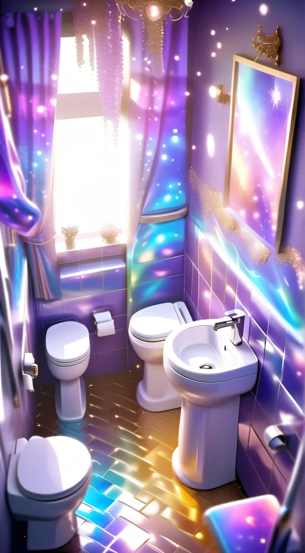 ai character: skibidi school background