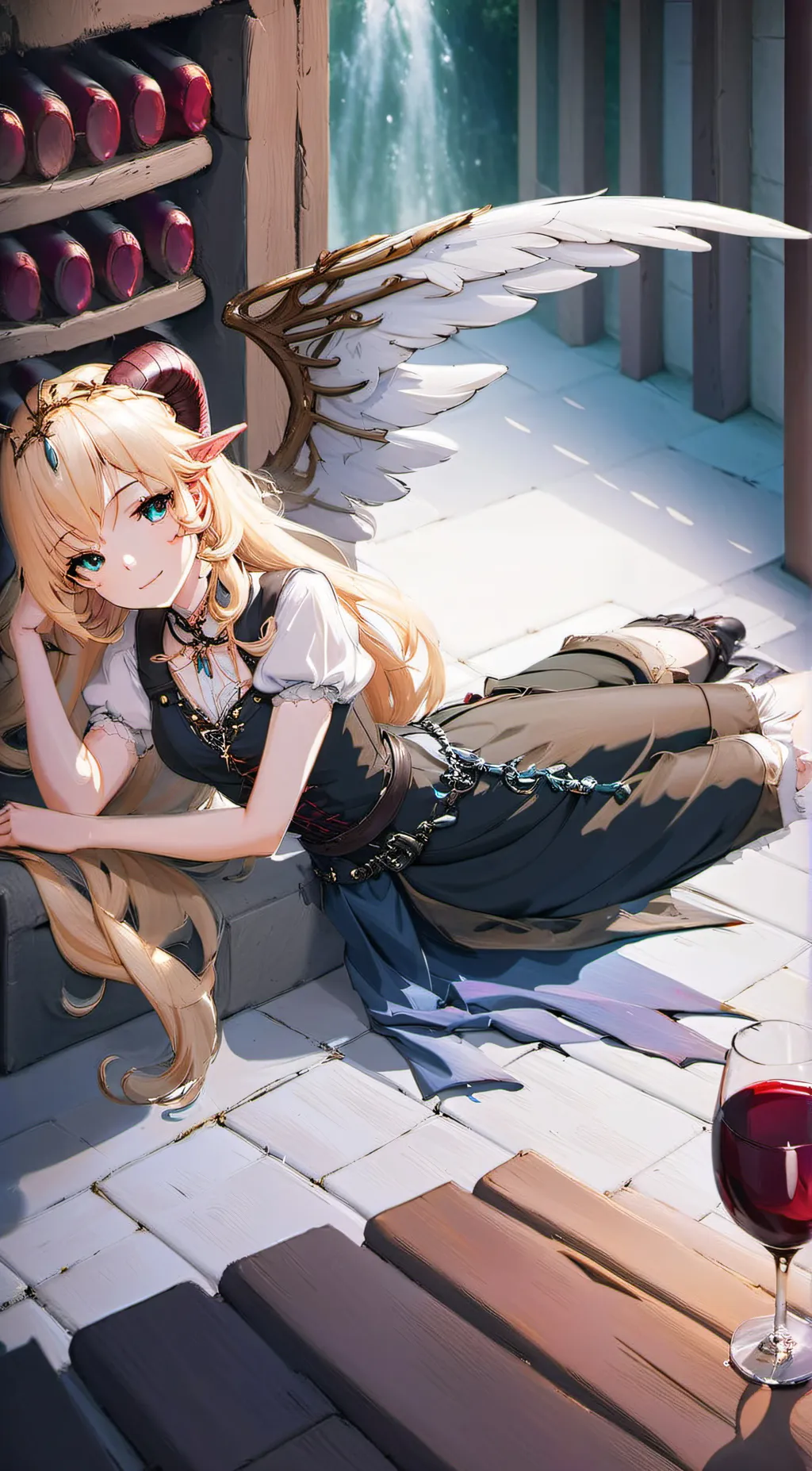 ai character: Seraphina (MMG) background