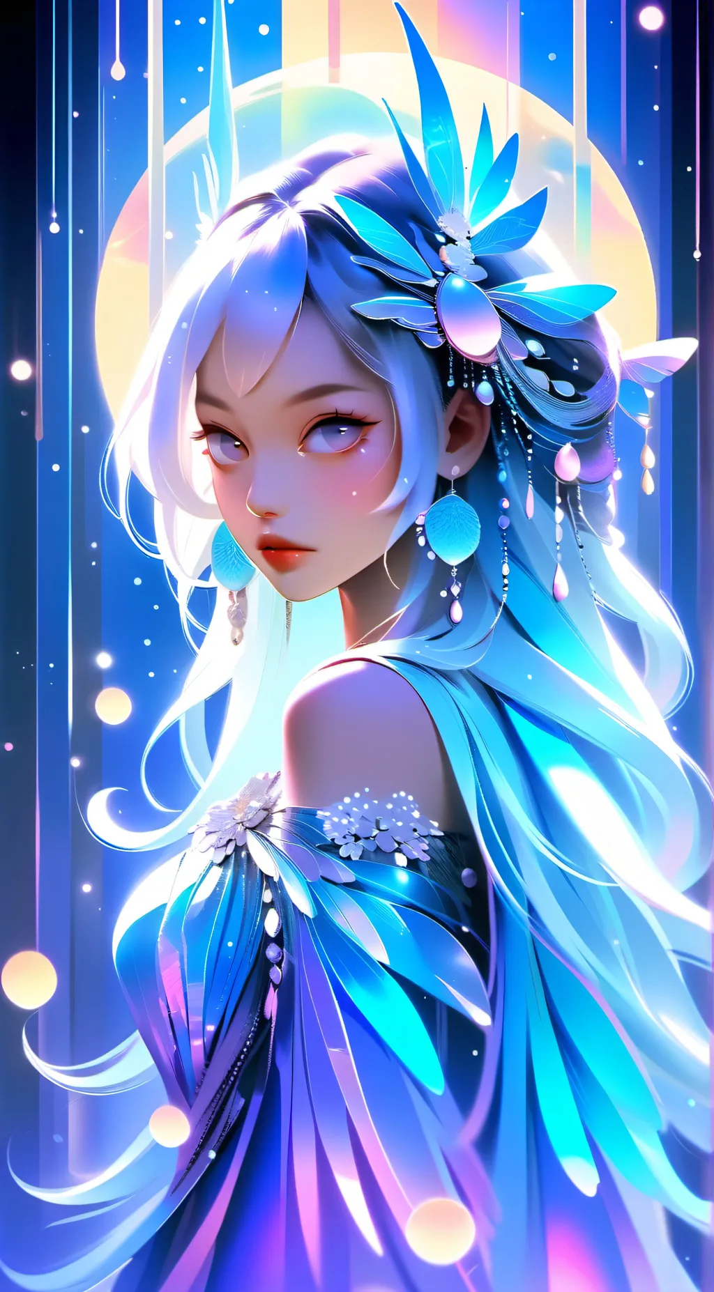 ai character: k pop diva background