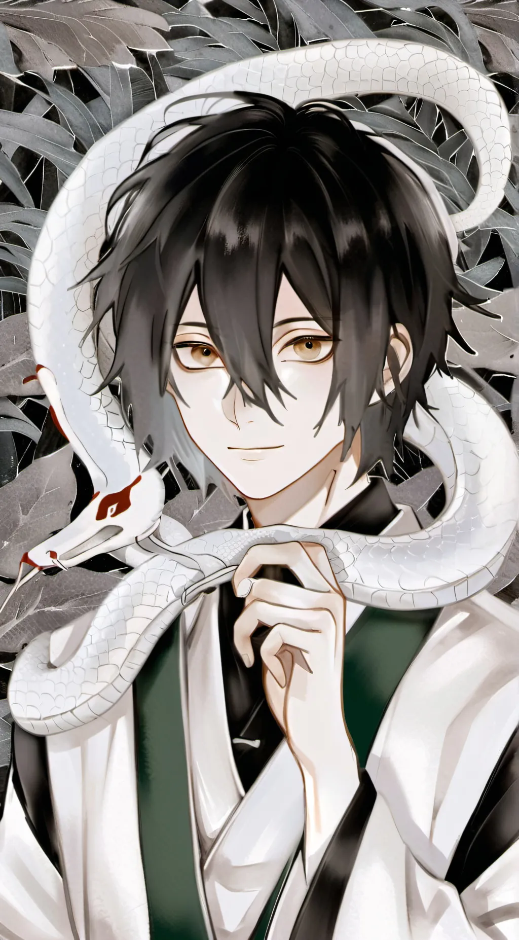 ai character: Obanai iguro background