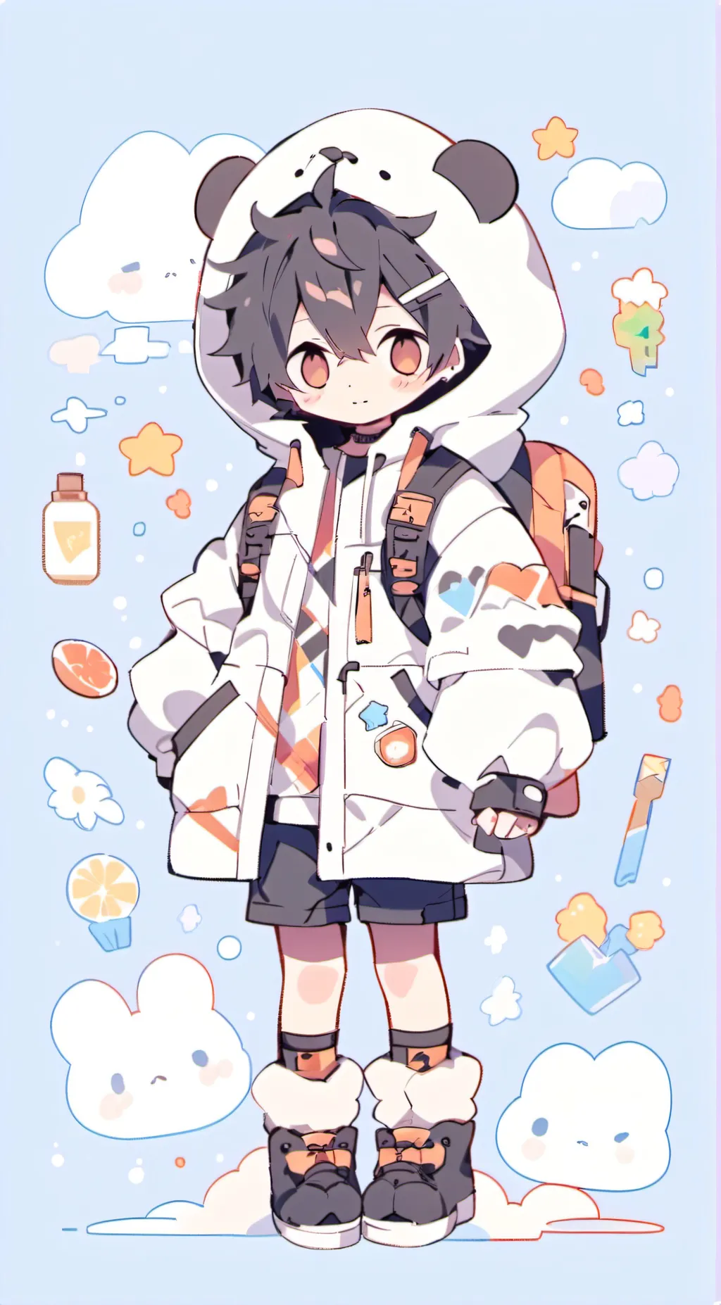 ai character: Repeater background