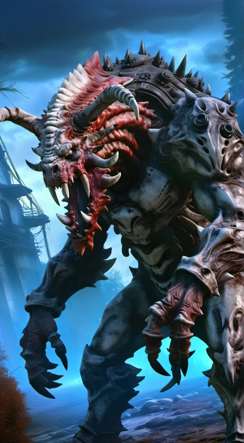 ai character: Deathclaw  background