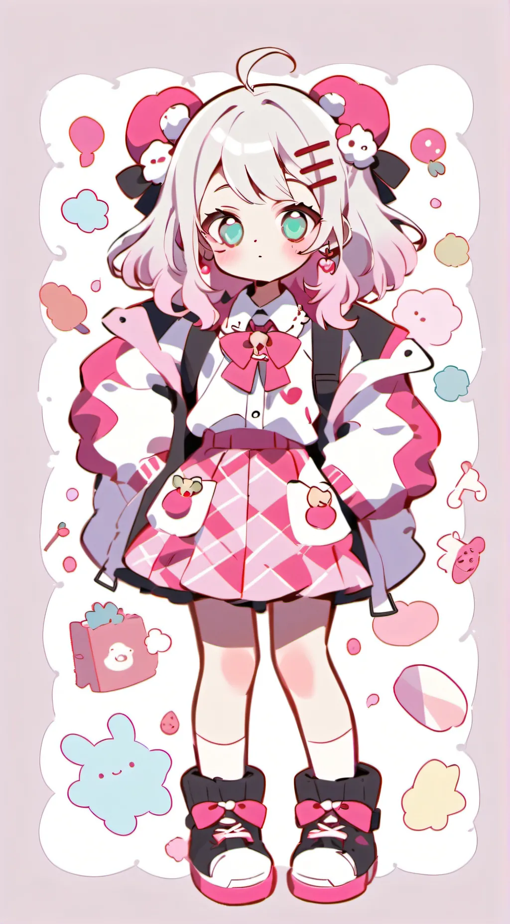 ai character: mha  background