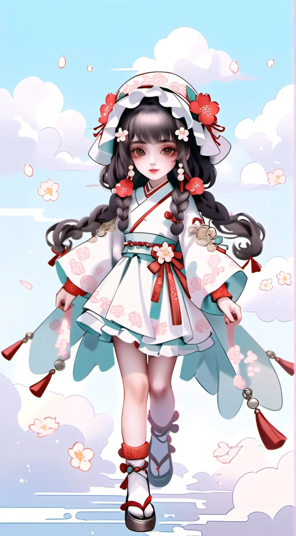 ai character: 蝶夢仙子 background