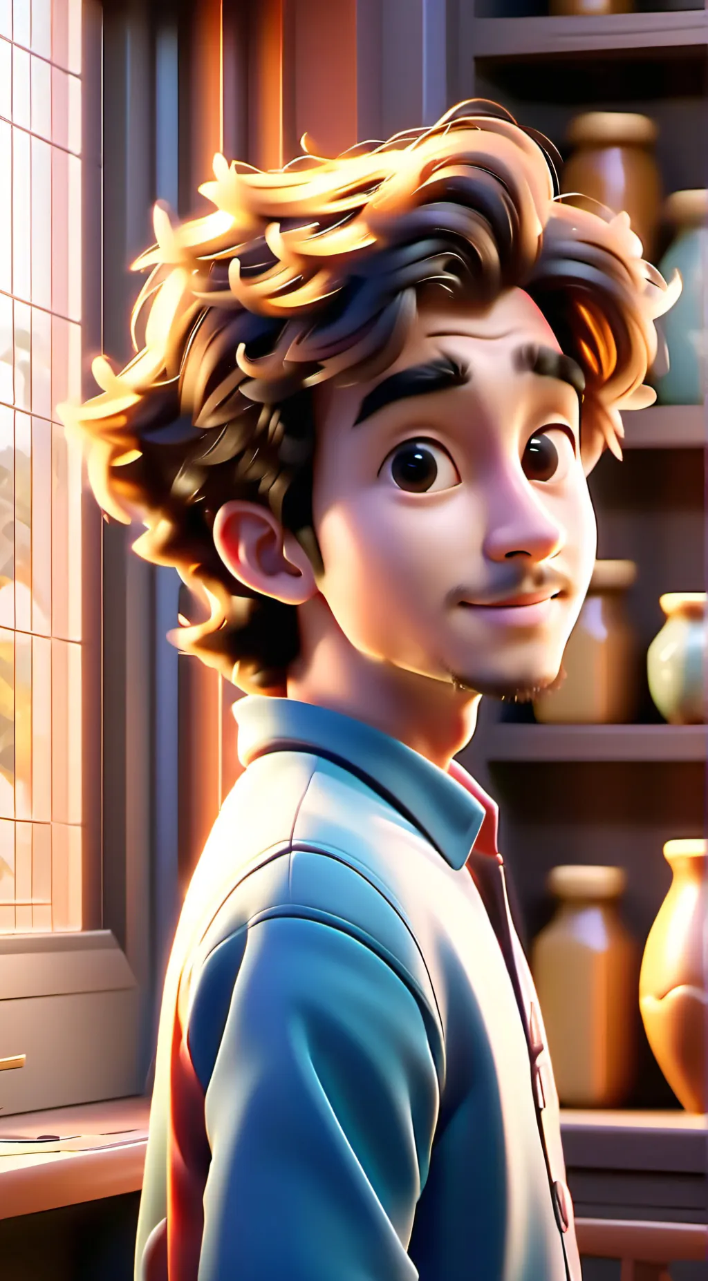 ai character: SILLY BILLY FNF background