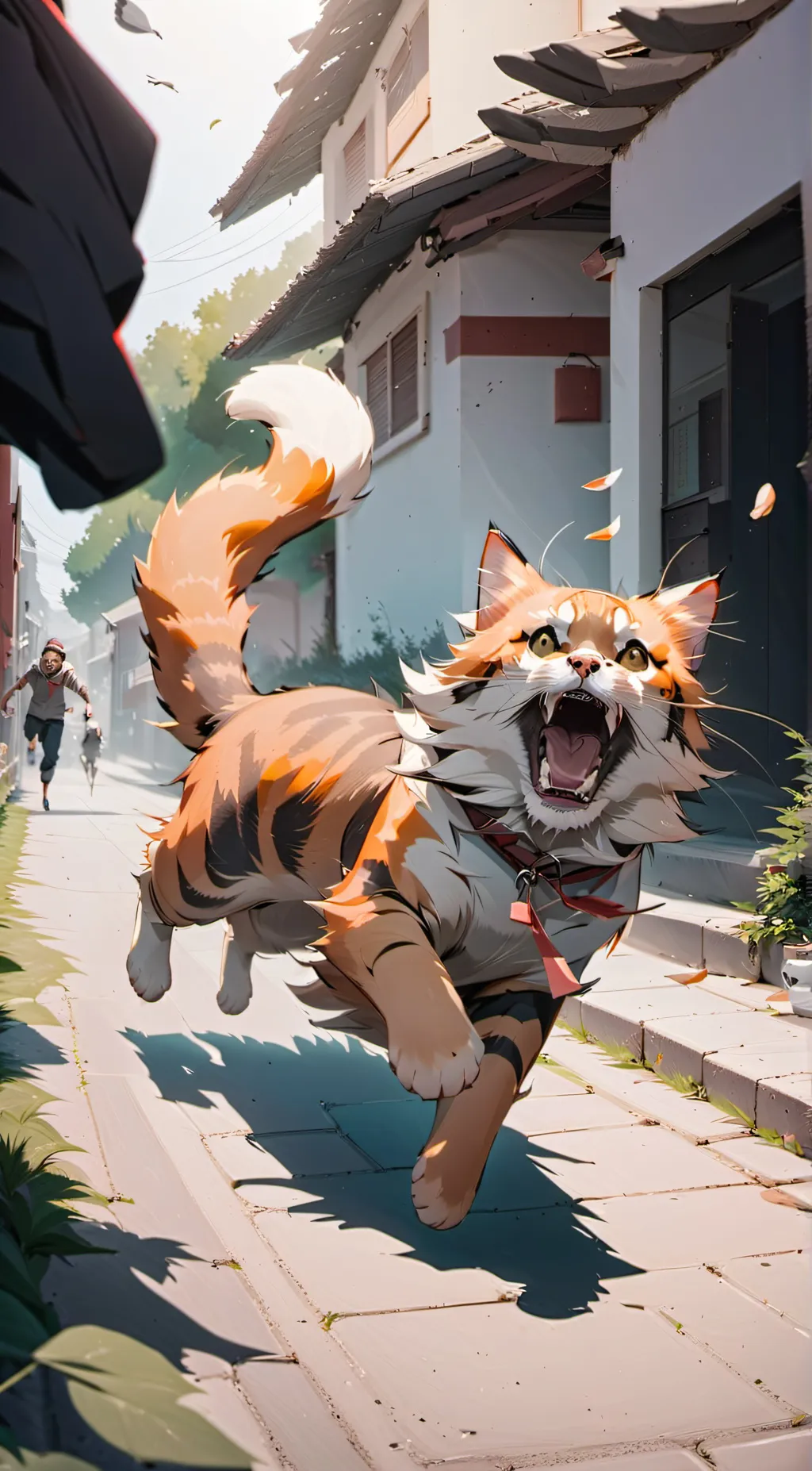 ai character: Sparky the Cat background