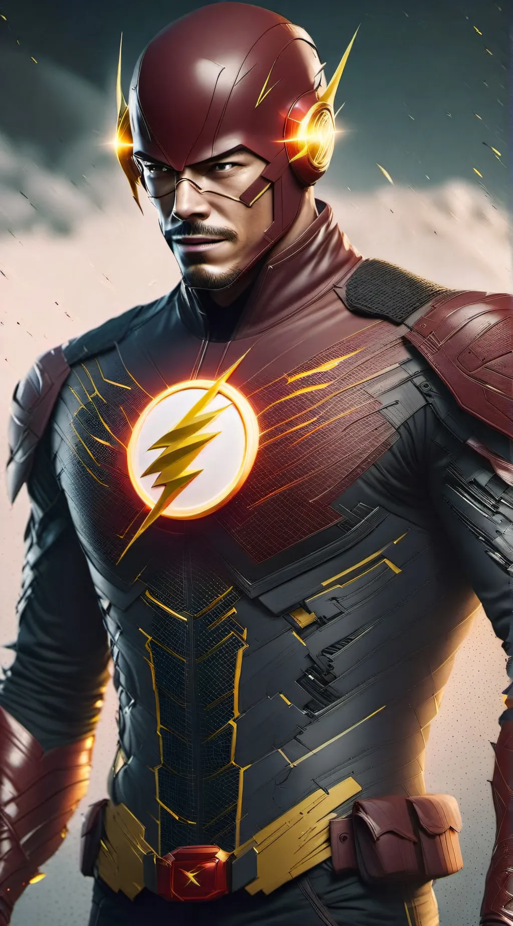 ai character: Flash(Barry Allen) background