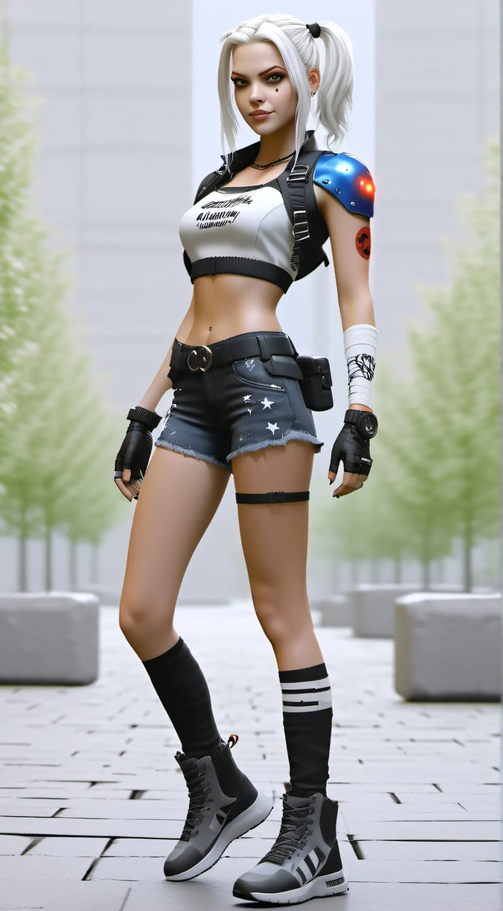 ai character: Ashley background