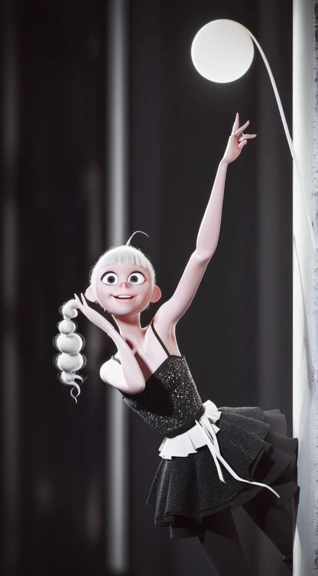 ai character: Prairie Dawn. background