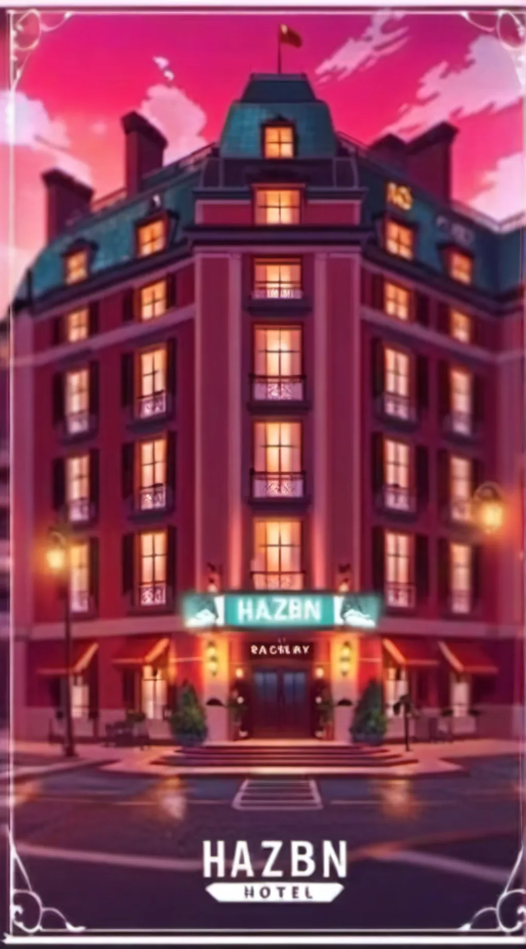 ai character: Hazbin hotel background