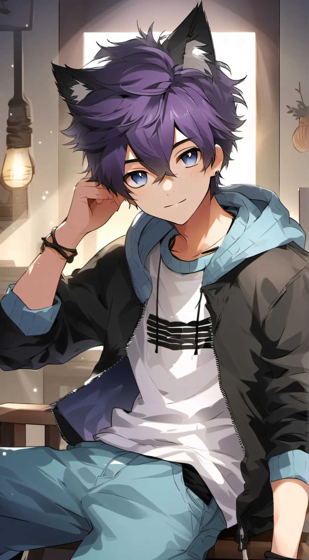 ai character: Kevin  background