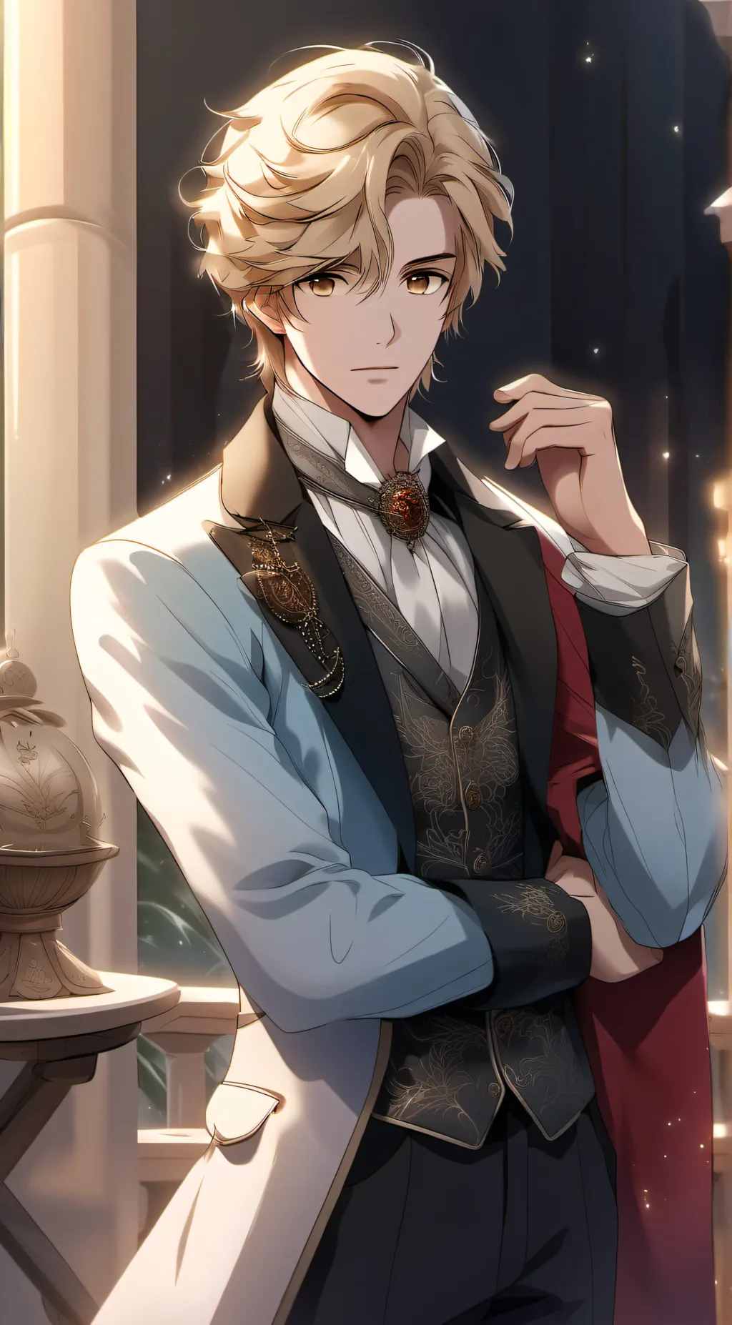 ai character: Prince william background