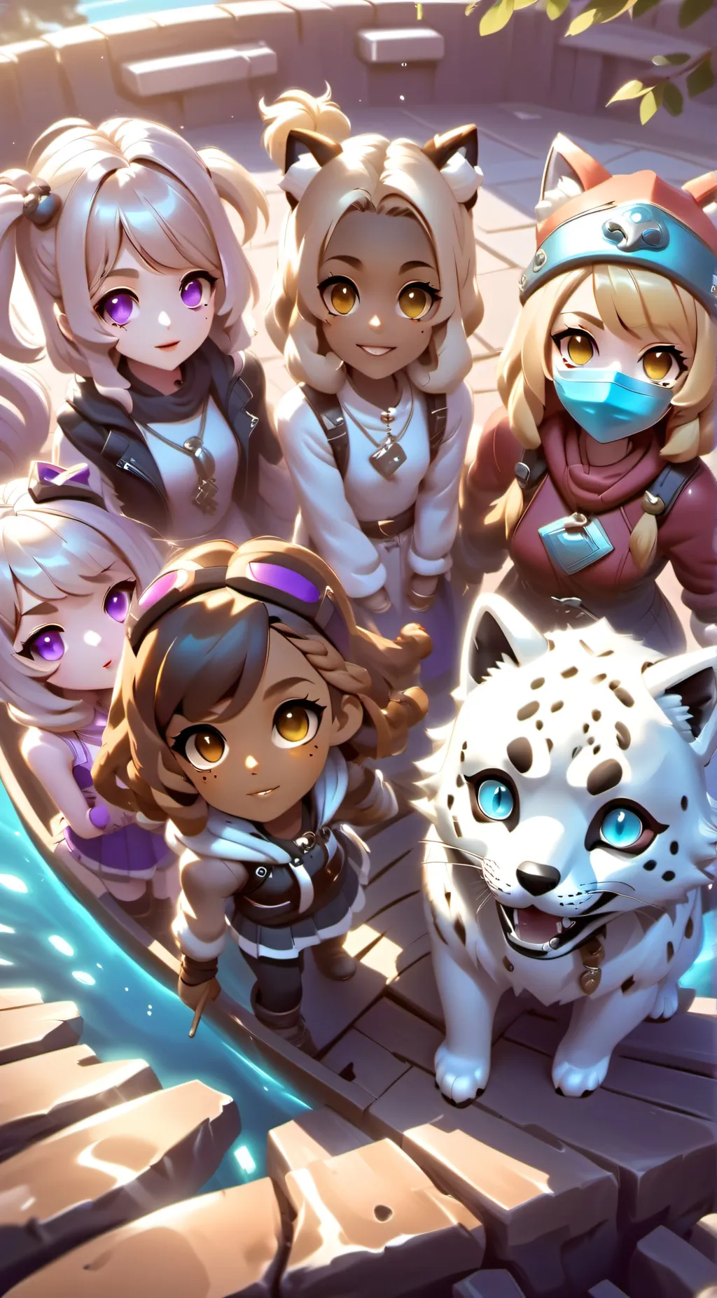 ai character: My Therian group  background