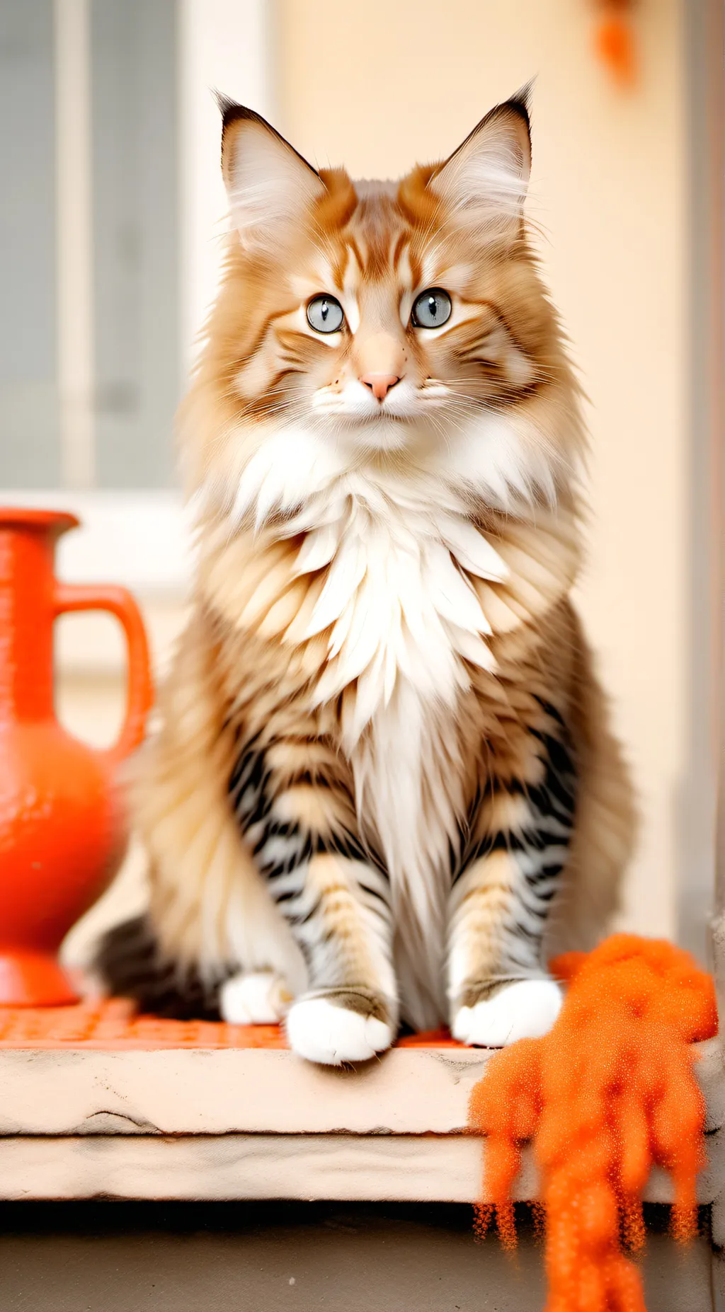 ai character: cats background