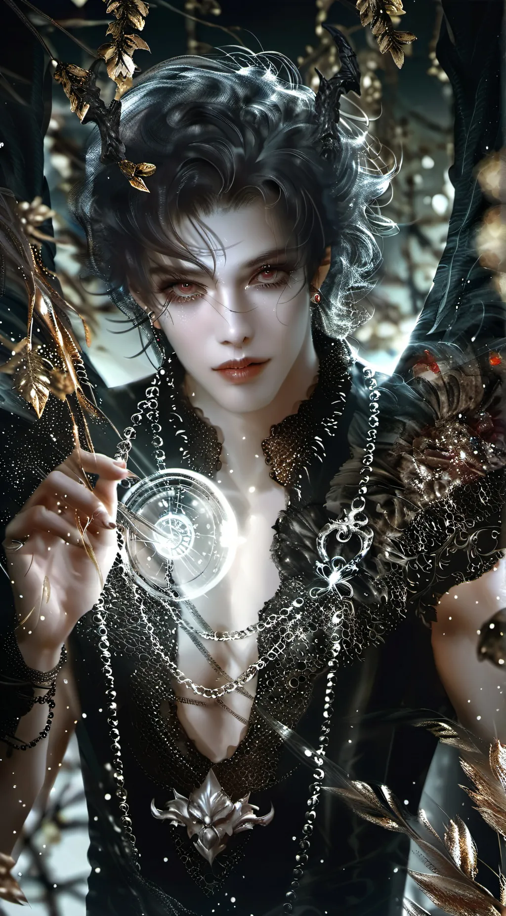 ai character: Lucifer background