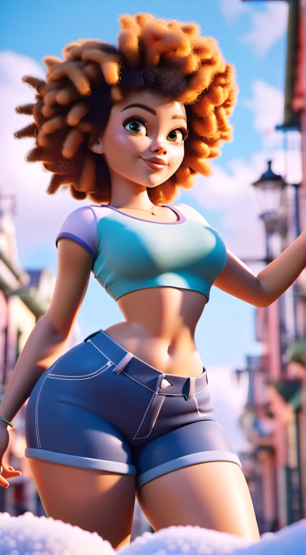 ai character: Ice Spice background