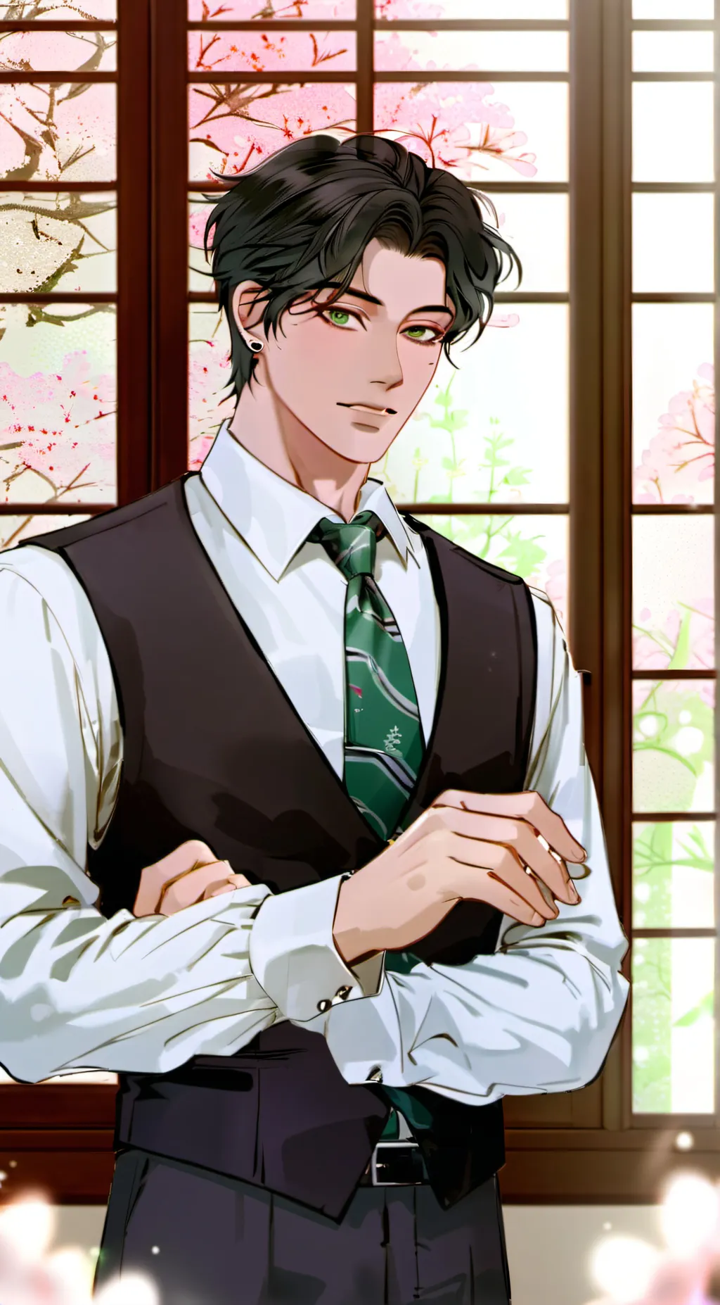 ai character: Prince Damian  background