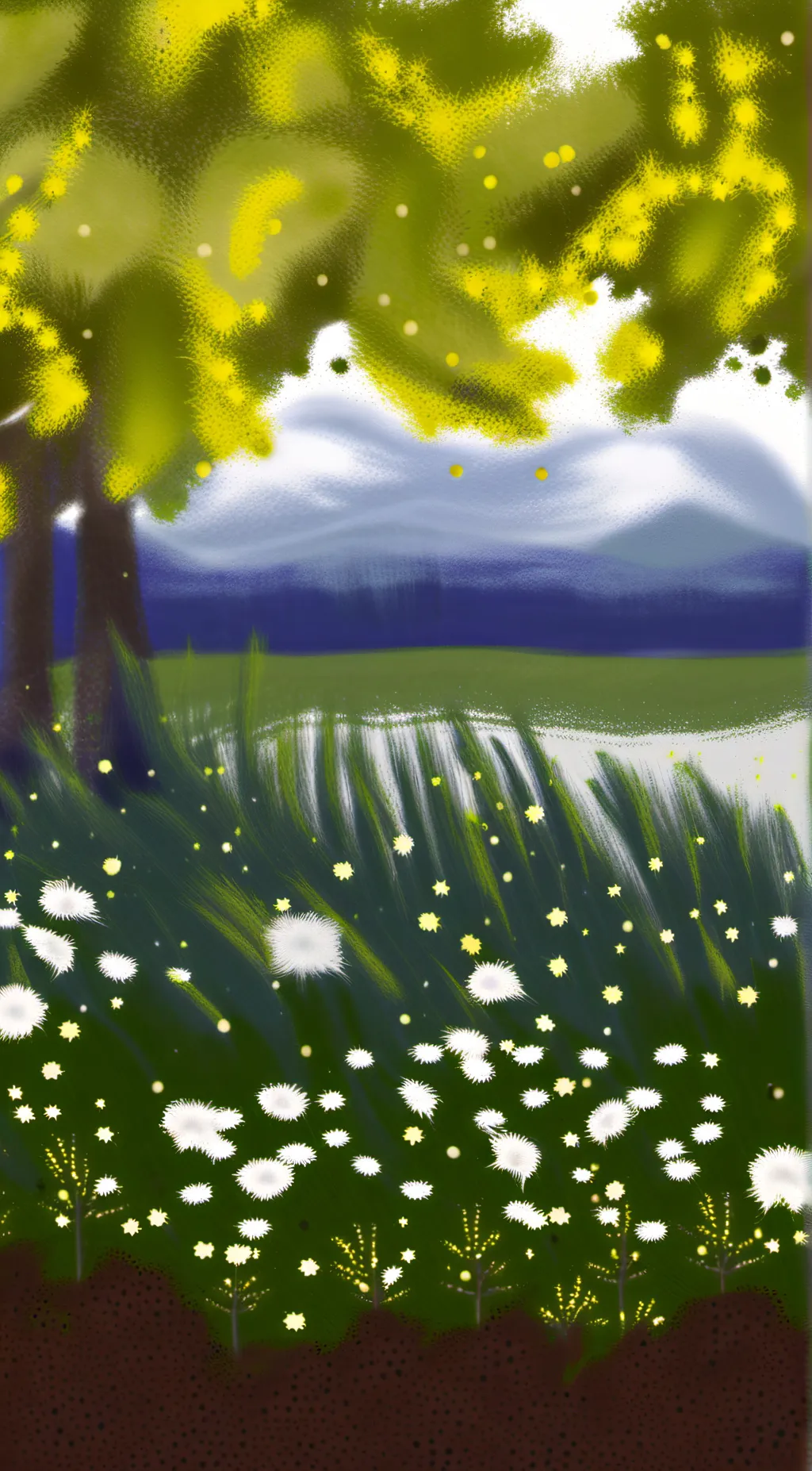 ai character: WEBTOON background