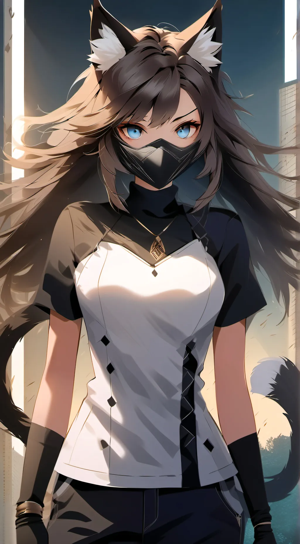 ai character: Lynx Shadow background