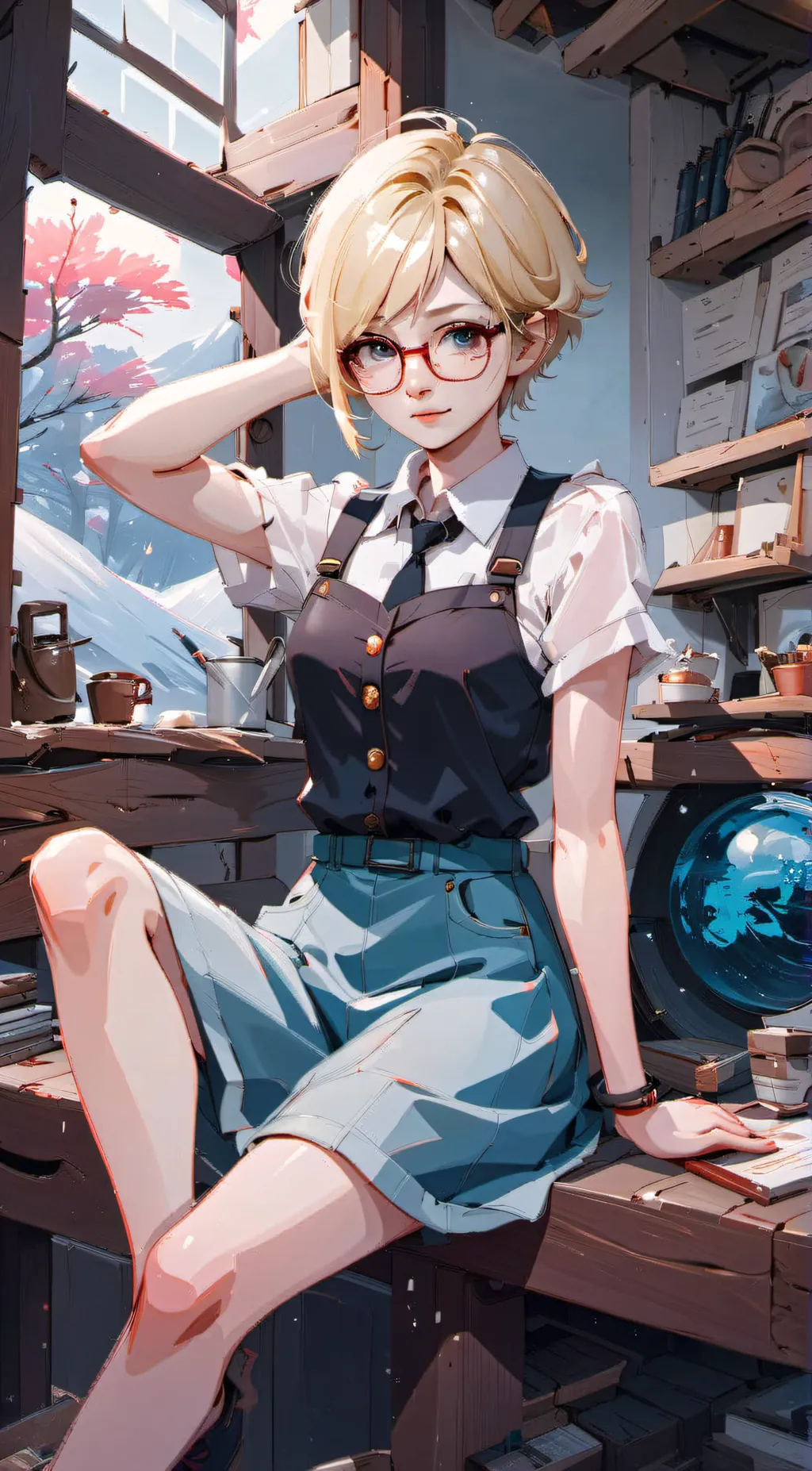 ai character: Hannah  background