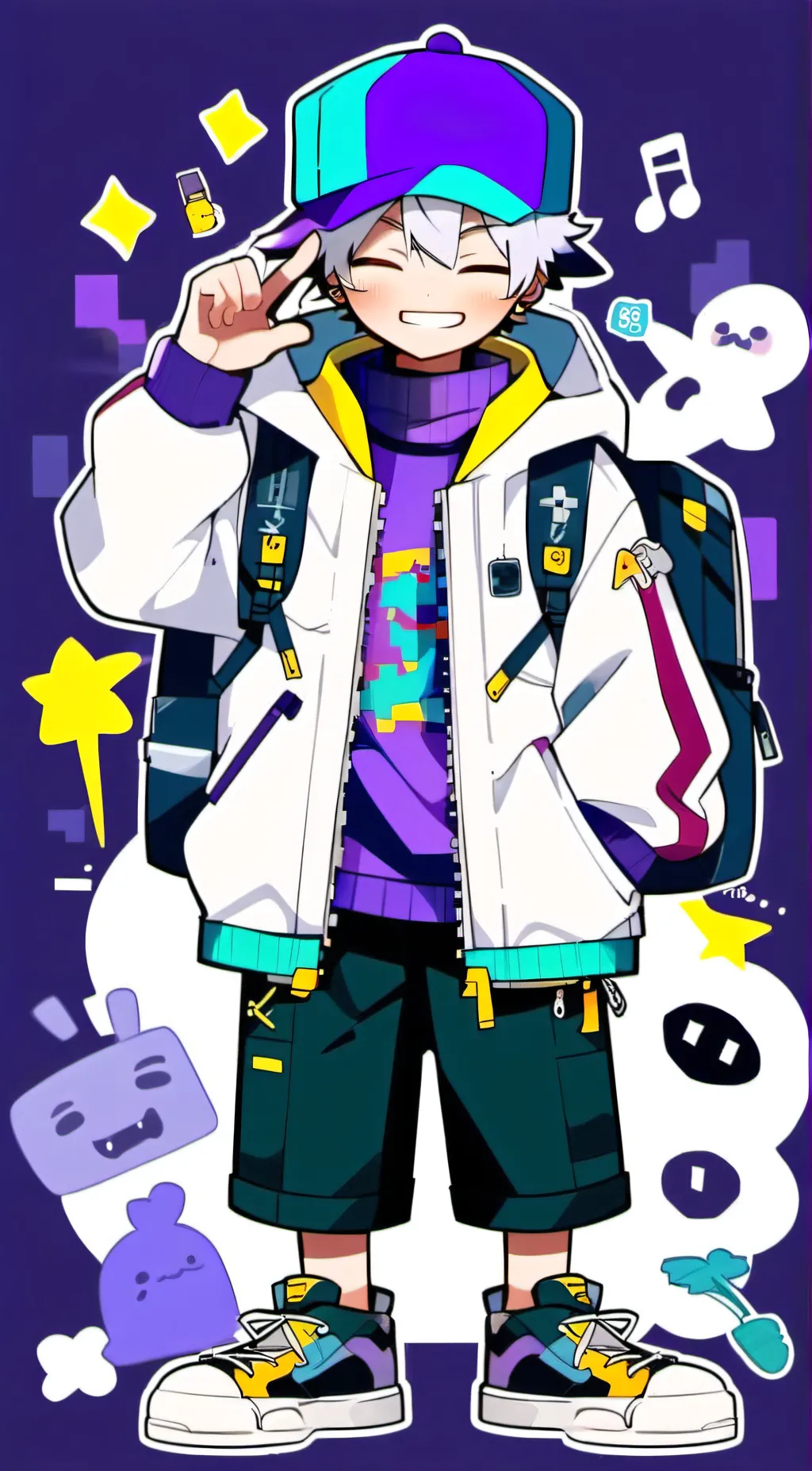 ai character: Aero  background