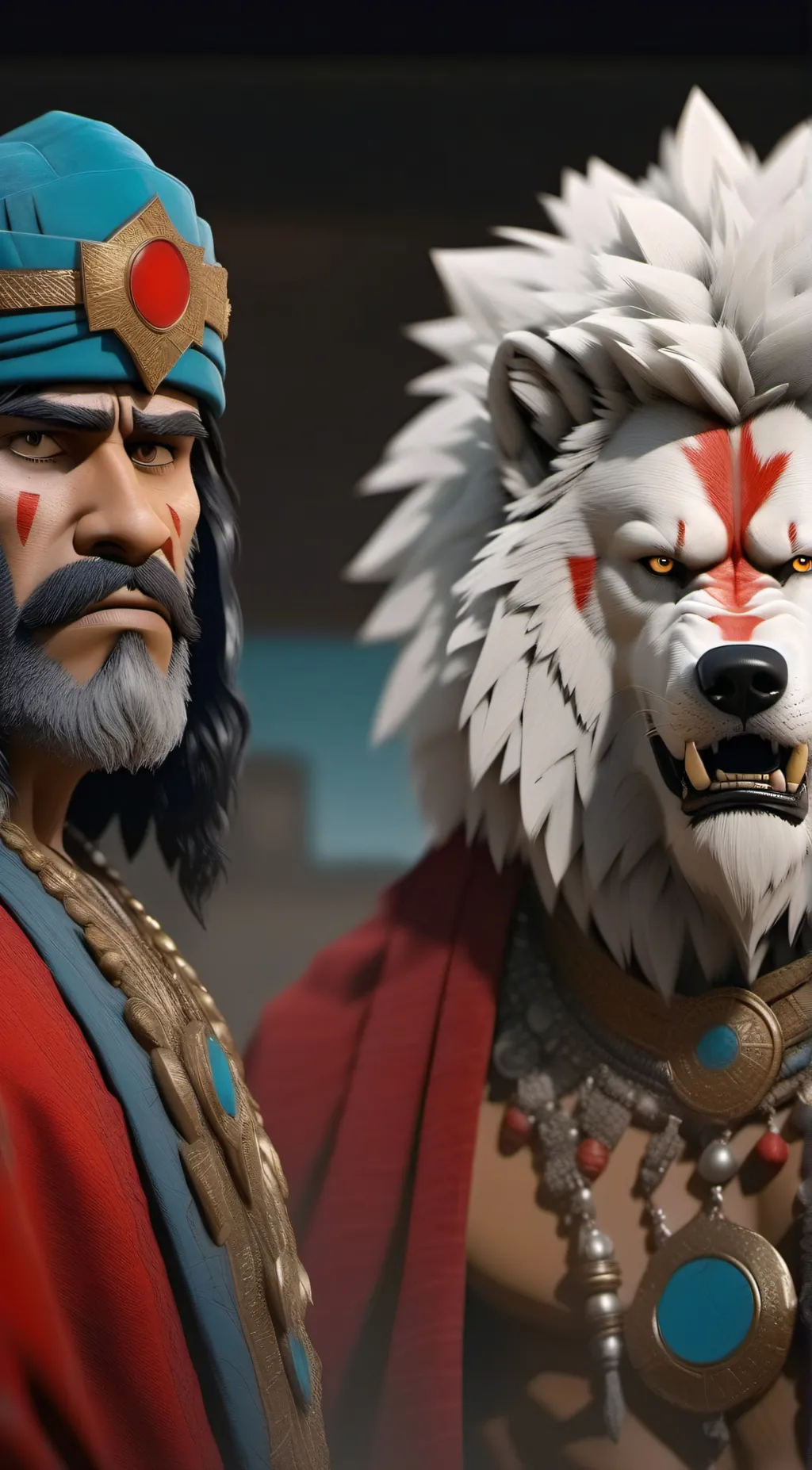 ai character: king billie  background