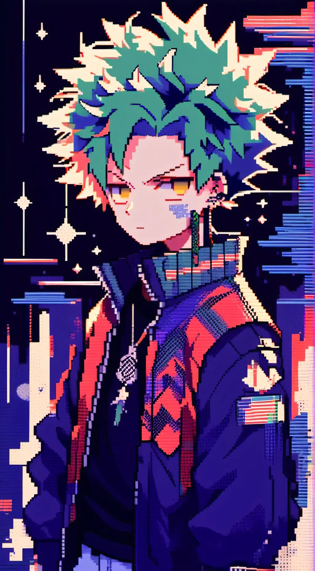 ai character: Bakugou  background