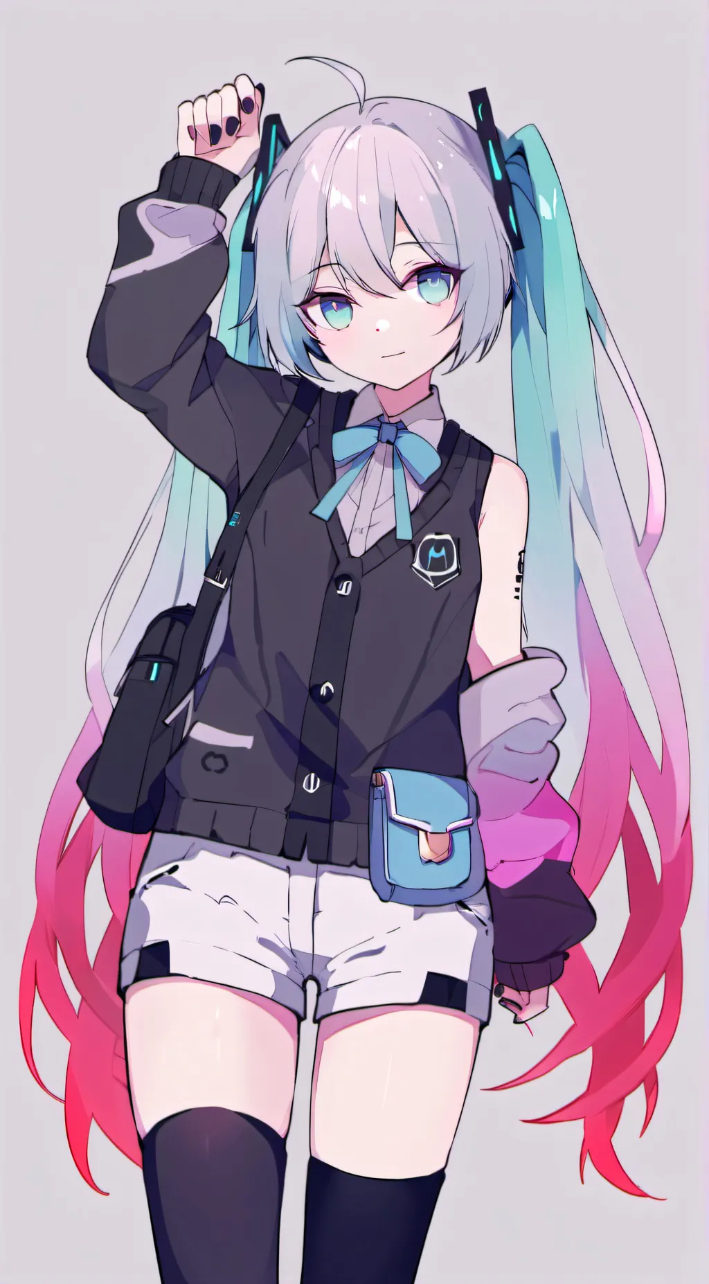 ai character: Miku background