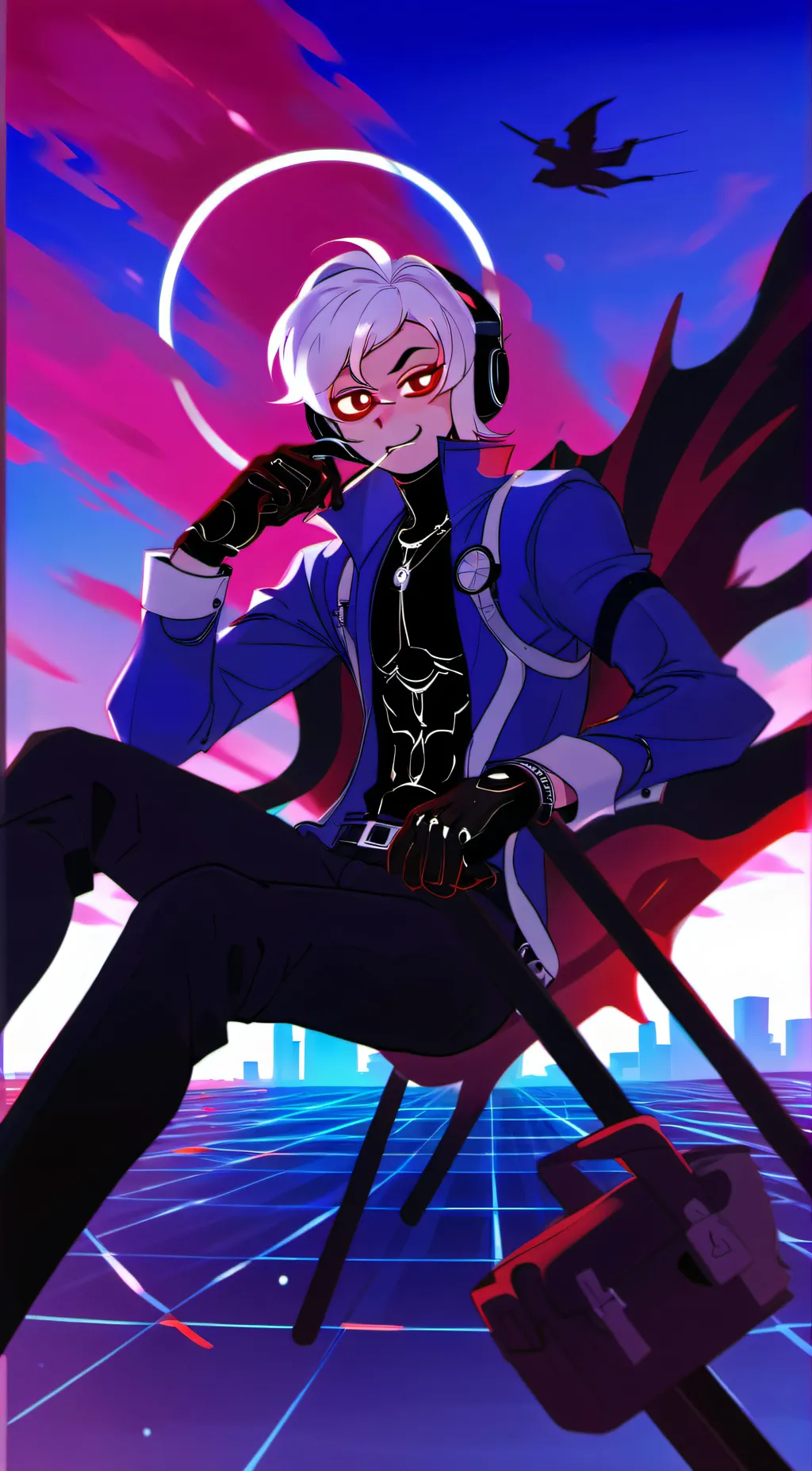 ai character: Angel does background