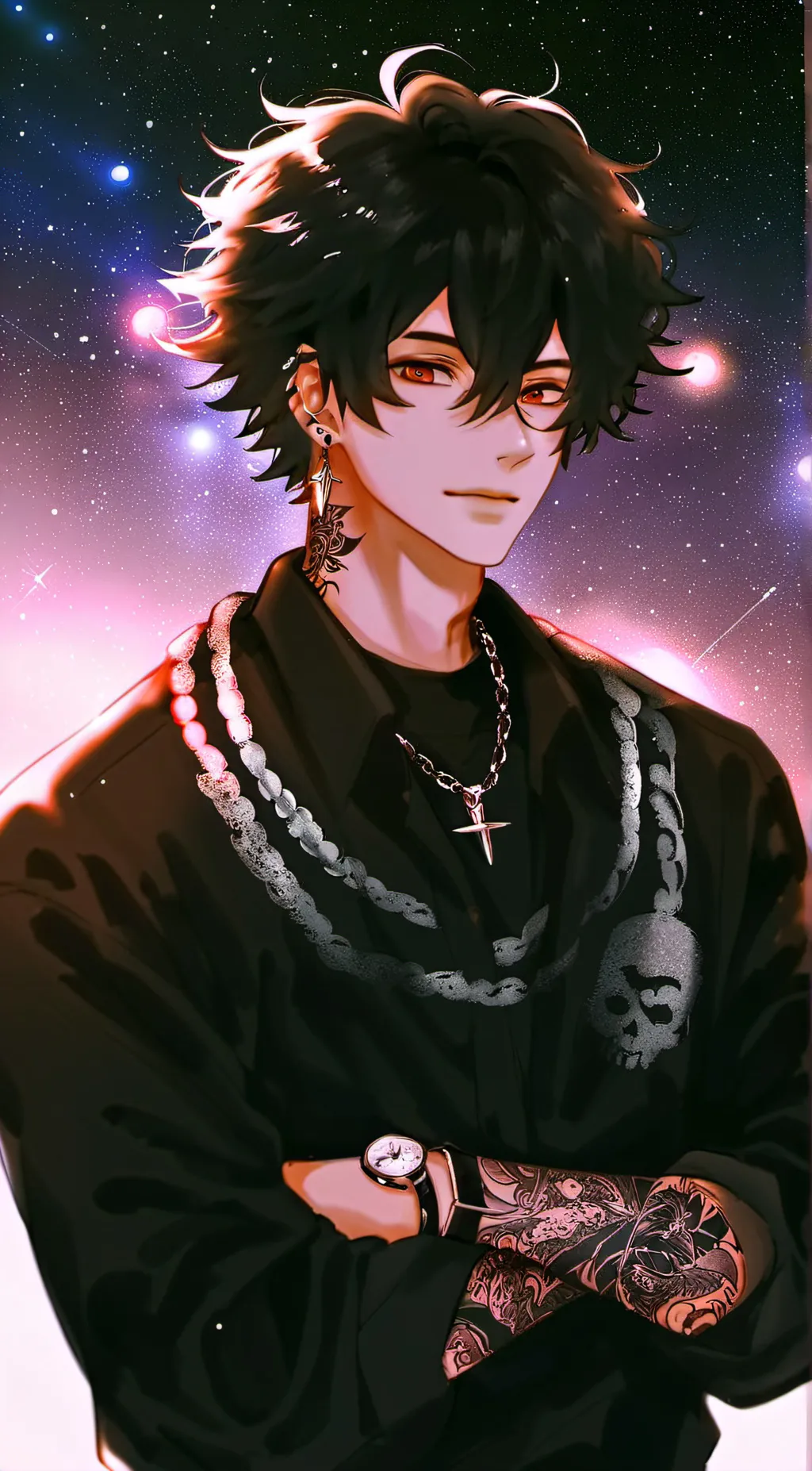 ai character: Alex and Blade background