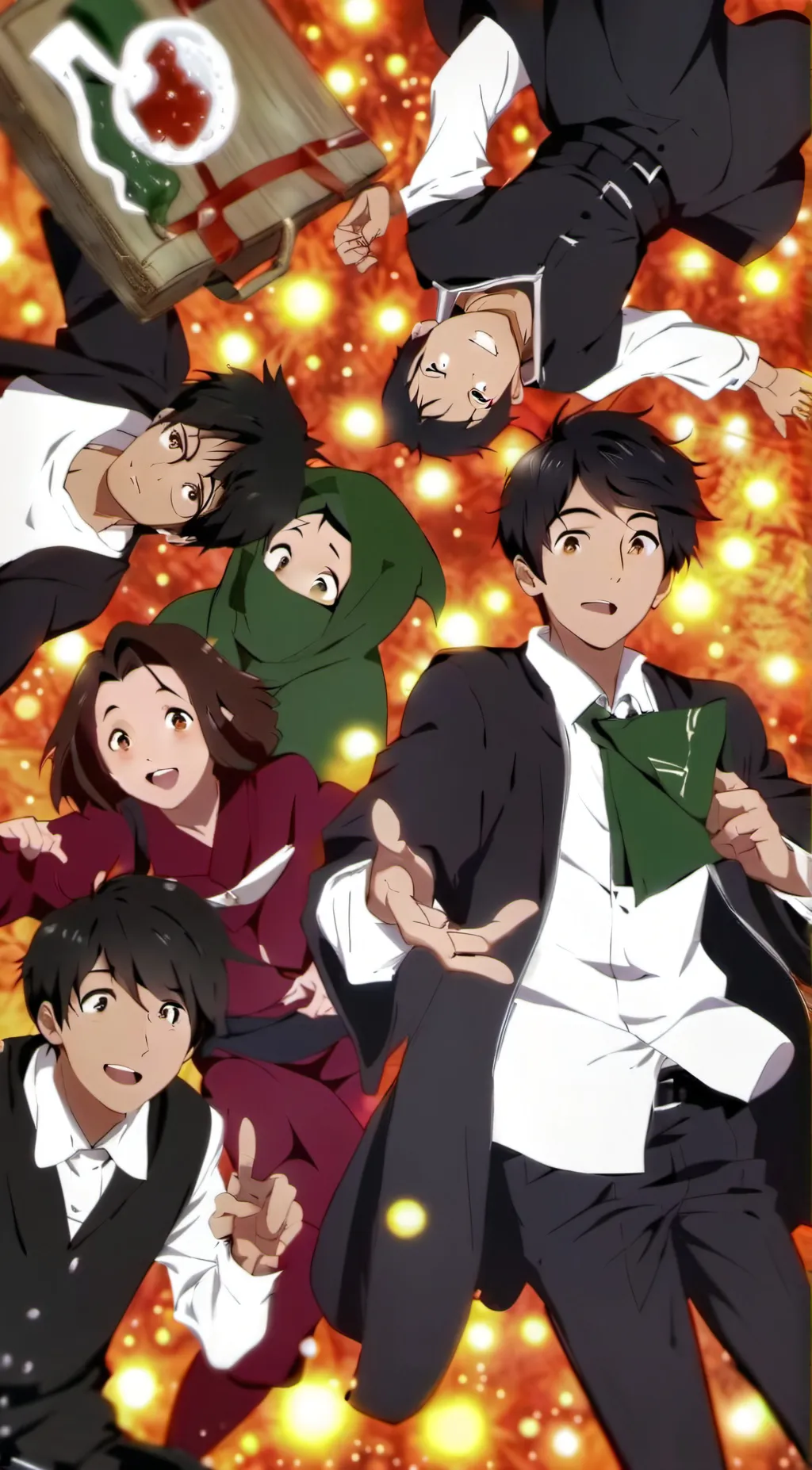 ai character: 🐍⚡Slytherin gang⚡🐍 background