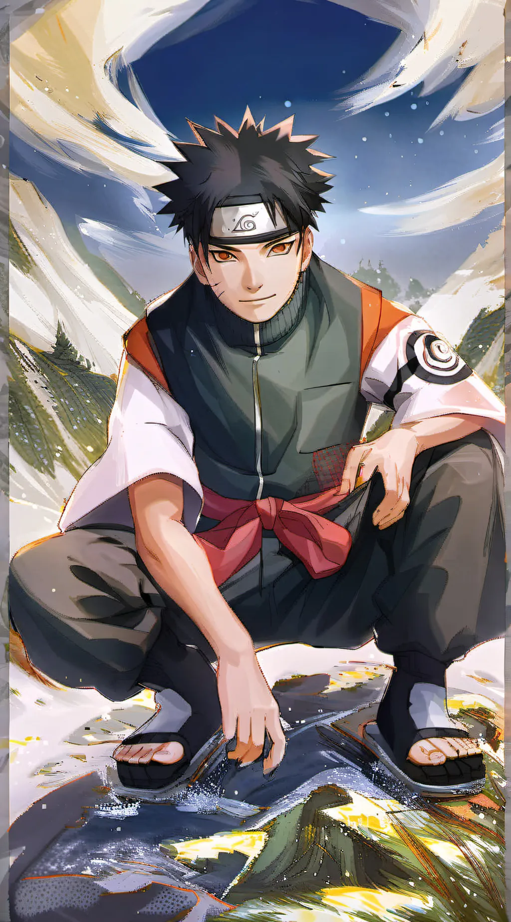 ai character: iruka background