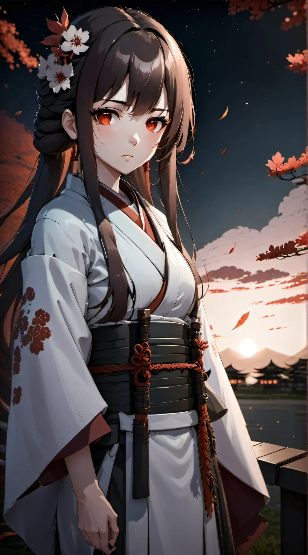 ai character: Mori Atsuko background