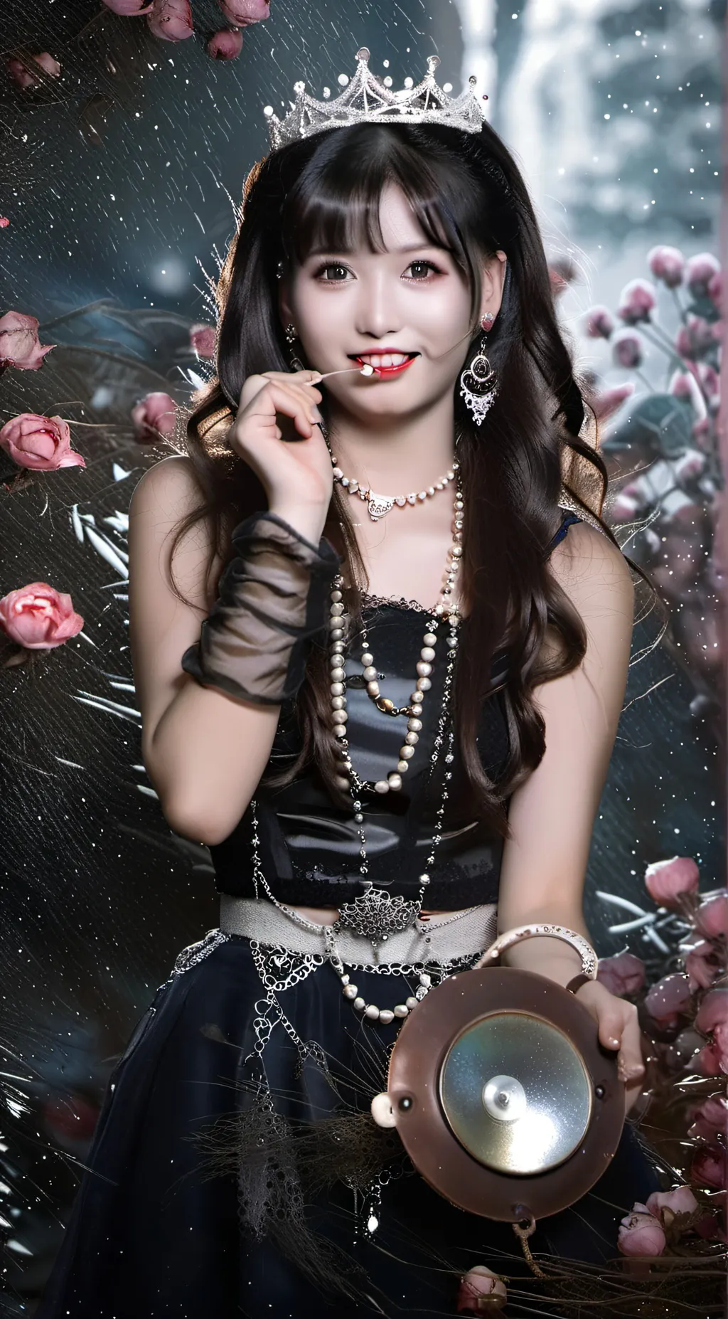 ai character: Luna background