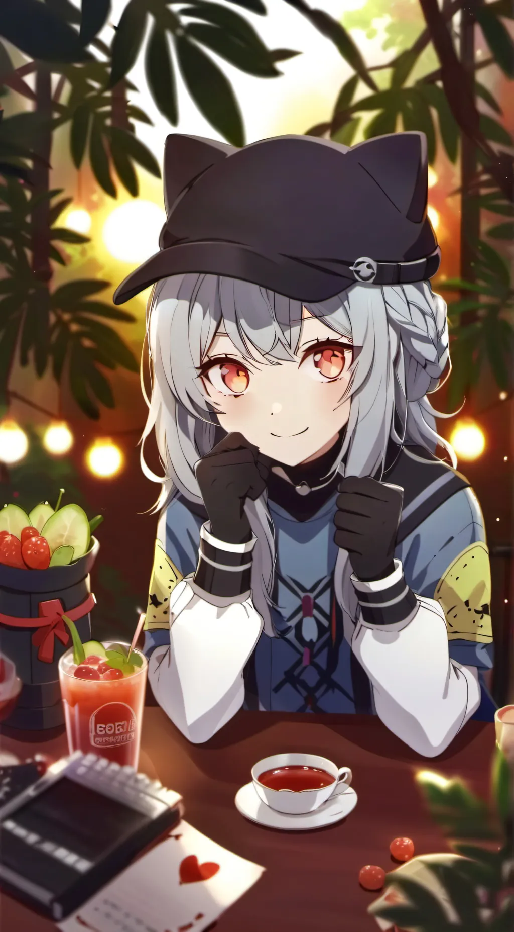 ai character: lily background