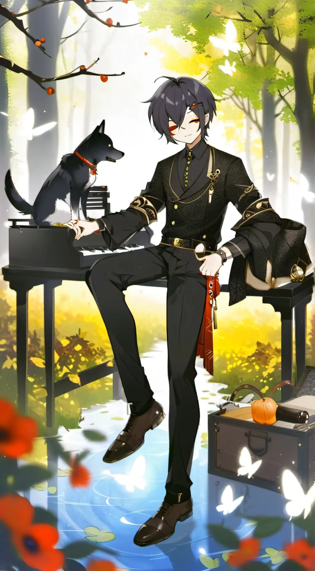 ai character: JJK😅 background